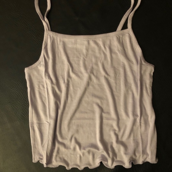 Periwinkle Cropped Cami Top - Picture 5 of 5